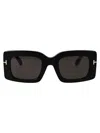 Tom Ford Rectangle-frame Sunglasses In Black