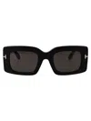 Tom Ford Rectangle-frame Sunglasses In Black