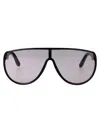 Tom Ford Mens Ft1182 Achilles Pilot-frame Acetate Sunglasses Shiny Black In Black