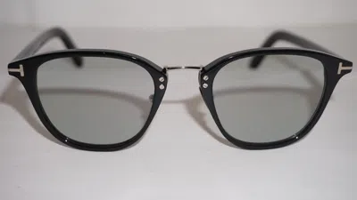 Pre-owned Tom Ford Sunglasses Black Light Blue Tf1049-d 05a 50 21 145 In Gray