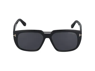 Tom Ford Sunglasses In Black/smoke