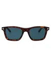 Tom Ford Eckige Sonnenbrille Barron In Blue Havana