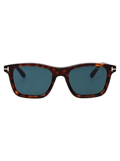 Tom Ford Barron 54mm Square Sunglasses In Multi