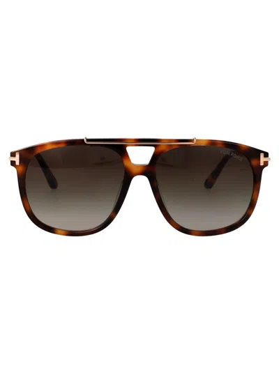 Tom Ford Sunglasses In Brown