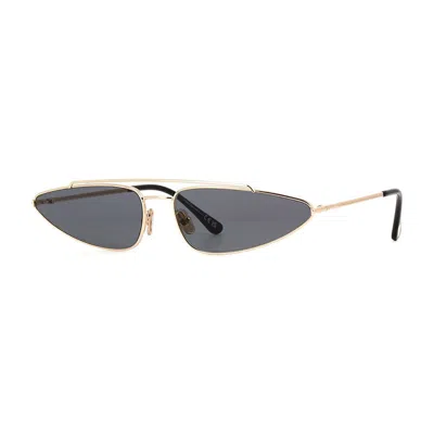 Tom Ford Sunglasses Cat Eye Full Rim, Rose Gold Frame And Smoke Lens Ft097928a