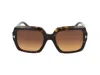 Tom Ford Square-frame Sunglasses In Dark Havana/brown Grad