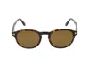 Tom Ford Sunglasses In Dark Havana/roviex