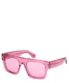 Tom Ford Eyewear Square Frame Sunglasses In Crl