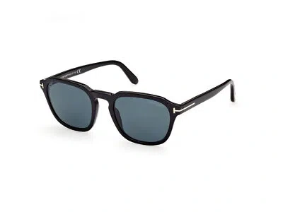 Pre-owned Tom Ford Sunglasses Ft0931 Avery 01v Black Blue Man