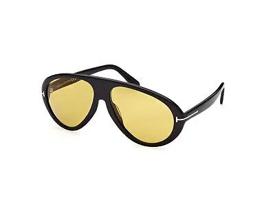 Pre-owned Tom Ford Sunglasses Ft0988 Camillo-02 01e Black Brown Men Women