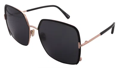 Tom Ford Sunglasses Ft1006-02a-60-18-135 Non-polarized In Black