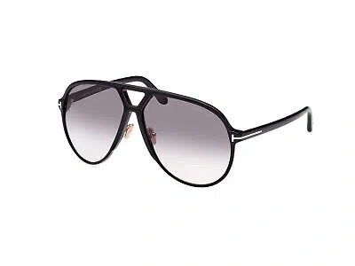 Pre-owned Tom Ford Sunglasses Ft1061 Bertrand 01b Black Smoke Man In Gray