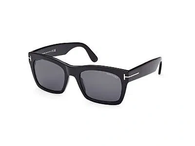 Pre-owned Tom Ford Sunglasses Ft1062 Nico-02 01a Black Smoke Man In Gray