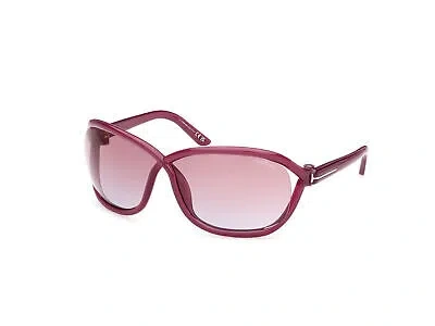 Pre-owned Tom Ford Sunglasses Ft1069 Fernanda 83z Violet Violet Woman In Purple