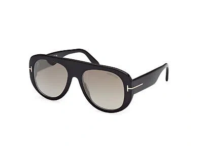 Pre-owned Tom Ford Sunglasses Ft1078 Cecil 01g Black Brown Man