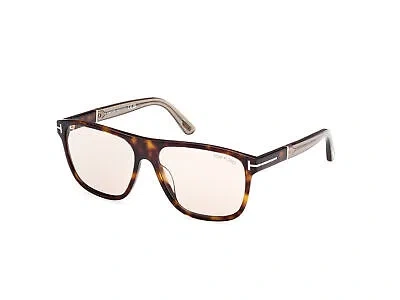 Pre-owned Tom Ford Sunglasses Ft1081 Frances 52e Havana Brown Man