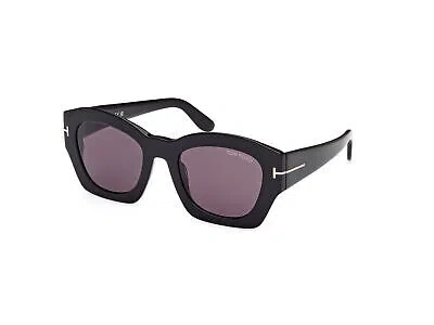 Pre-owned Tom Ford Sunglasses Ft1083 Guilliana 01a Black Smoke Woman In Gray