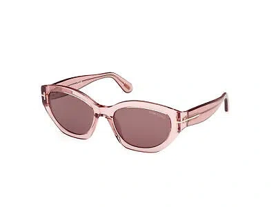 Pre-owned Tom Ford Sunglasses Ft1086 Penny 72e Pink Brown Woman