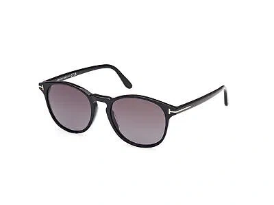 Pre-owned Tom Ford Sunglasses Ft1097 Lewis 01b Black Smoke Man In Gray