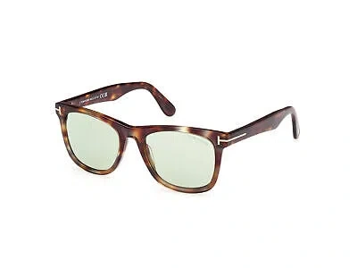 Pre-owned Tom Ford Sunglasses Ft1099 Kevyn 56n Havana Green Man