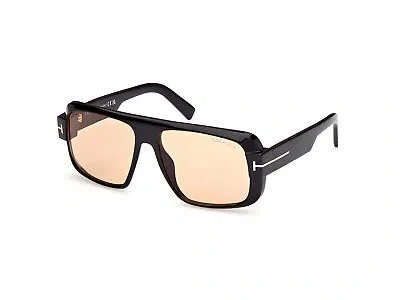 Pre-owned Tom Ford Sunglasses Ft1101 Turner 01e Black Brown Man