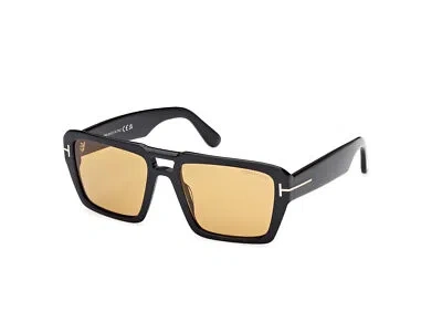 Pre-owned Tom Ford Sunglasses Ft1153 Redford 01e Black Brown Man