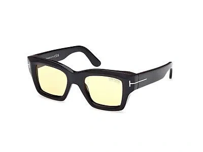 Pre-owned Tom Ford Sunglasses Ft1154 Ilias 01e Black Brown Man