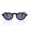 Tom Ford Aristotele 48mm Small Oval Sunglasses In Purple