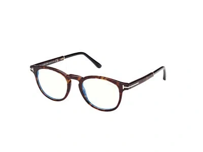 Pre-owned Tom Ford Sunglasses Ft5891-b 056 Havana Men Women