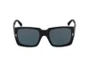 Tom Ford Eyewear Hayden Square Frame Sunglasses In Glossy Black/blue