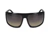 Tom Ford Eyewear Clint Pilot Frame Sunglasses In Glossy Black/smoke Grad