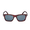 Tom Ford Eckige Sonnenbrille Barron In Havana/blu