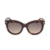 Tom Ford Eyewear Odette Oval Frame Sunglasses In Multi