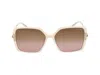 Tom Ford Sunglasses In Ivory/brown Grad
