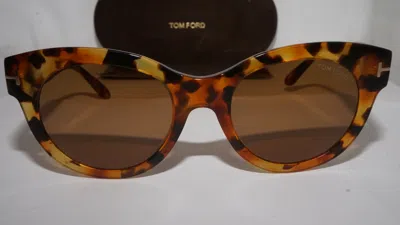 Pre-owned Tom Ford Sunglasses Lou Tortoise Brown Tf741 56e 53 21 140 In Gray