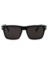 Tom Ford Eyewear Calder Square Frame Sunglasses In Nero Lucido / Fumo