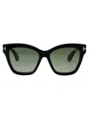 Tom Ford Cat-eye Frame Sunglasses In Black