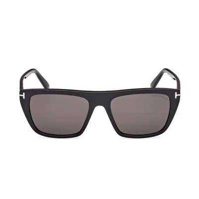 Tom Ford Eyewear Vincent Pilot-frame Sunglasses In Black