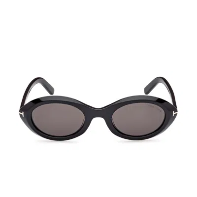 Tom Ford Carmen Round Acetate Sunglasses In Multi