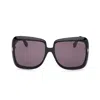 Tom Ford Eyewear Lorelai Oversized Frame Sunglasses In Nero/grigio