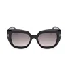Tom Ford Saltzman Acetate Butterfly Sunglasses In Nero/grigio