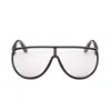 Tom Ford Eyewear Pilot Frame Sunglasses In Nero/grigio Chiaro