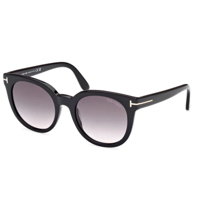 Tom Ford Sunglasses In Nero/grigio Sfumato