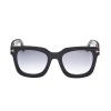 Tom Ford Eyewear Square Frame Sunglasses In Nero/grigio Sfumato