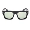 Tom Ford Fausto Sunglasses In Nero/verde