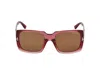 Tom Ford Womens Tr001641 Ryder Square-frame Acetate Sunglasses In Pink Luc/brown