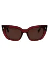 Tom Ford Pilot-frame Sunglasses In Red