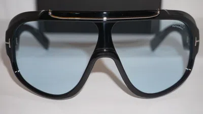 Pre-owned Tom Ford Sunglasses Rellen Black Blue Photochromic Tf1094 01n 71 07 120