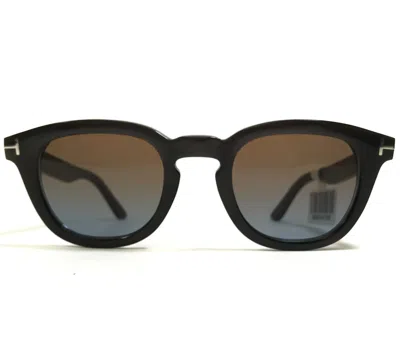 Pre-owned Tom Ford Sunglasses Tf1045-p 62f Private Collection Real Horn Brown Thick Rim