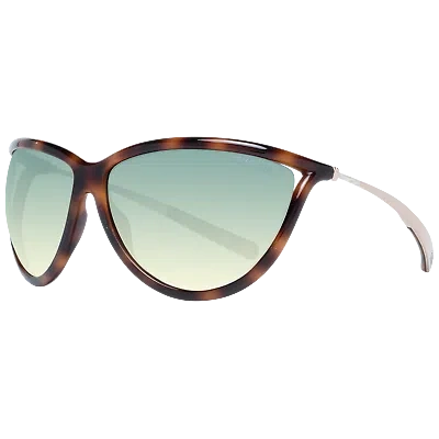 Pre-owned Tom Ford Sunglasses Women Brown Havana Cat Eye Green Gradient Ft0770 56w Tammy